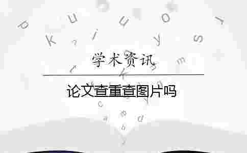論文查重查圖片嗎